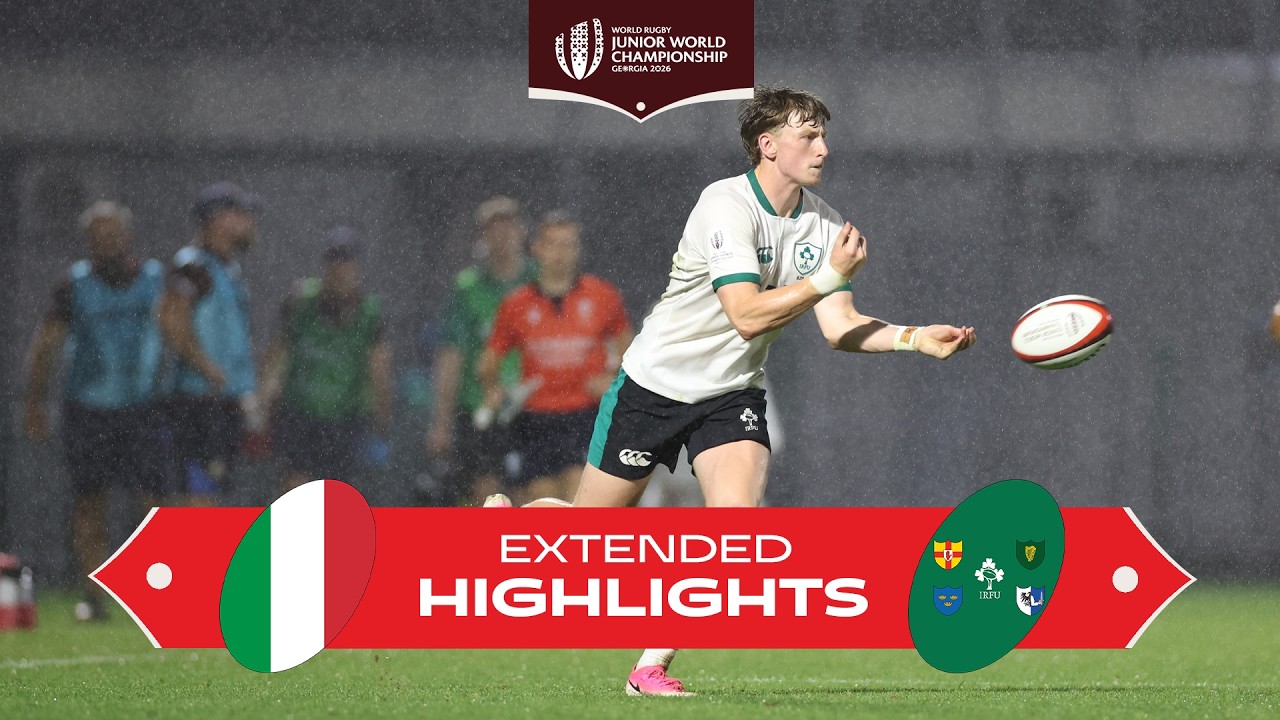 Ireland THRIVE in Georgia ☘️ | Italy v Ireland | Junior World Championship | Extended Highlights