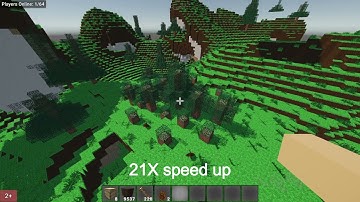 Multiplayer Voxel Game Development Vid 17 (Grass & Tree Growth)