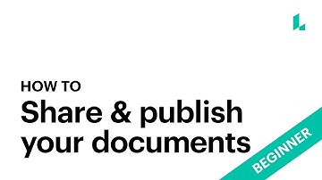 Share & publish your Lucidpress documents [ Lucidpress Tutorials ]