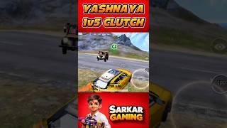 YASHNAYA 1V5 CLUTCH 💀🔥...!!#bgmi #squadwipe #1v4clutch #gaming #viralshort #bgmishorts #1v5clutch