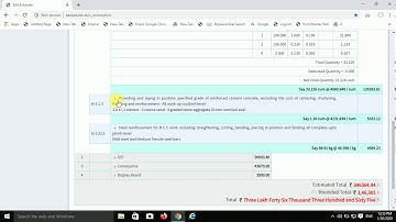 SECURE NREGA C.C ROAD NIRMAN ESTIMATE CREATION