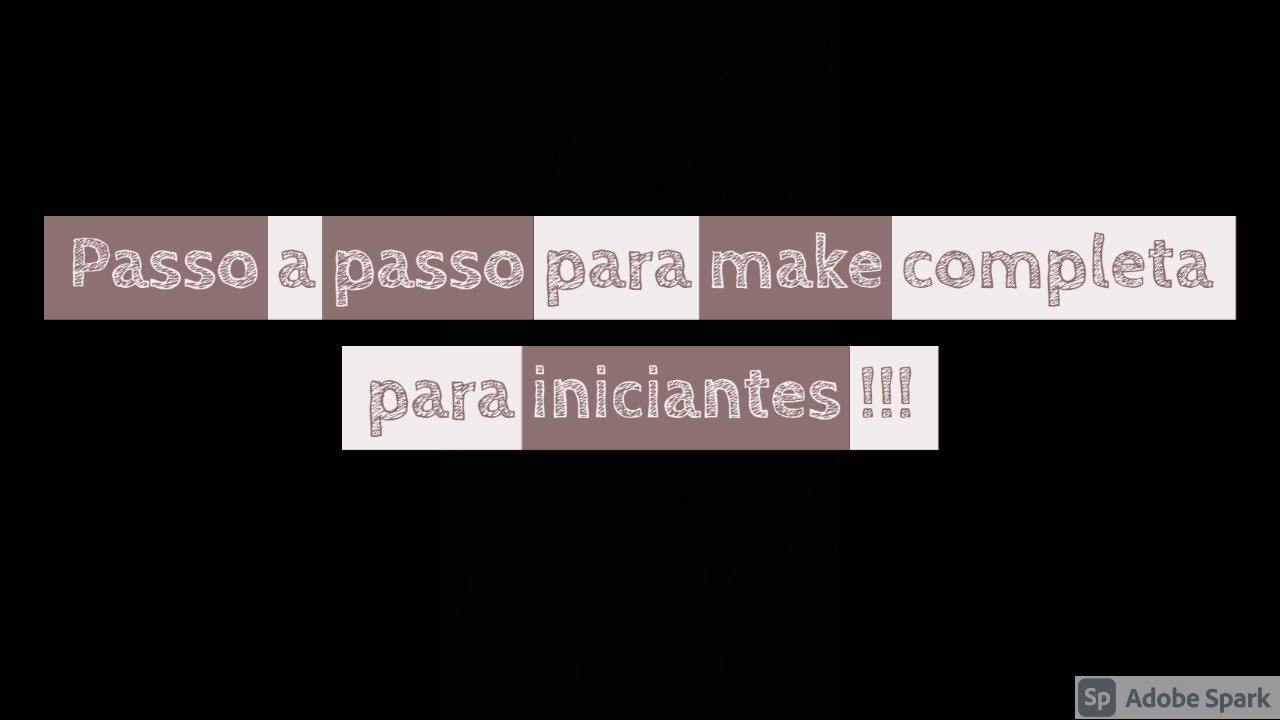 Tutorial de make simples explicadinho - YouTube