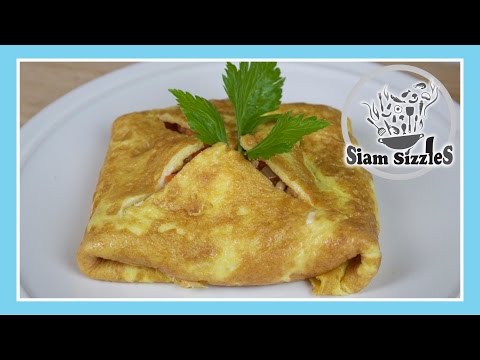 Thai Pork Stuffed Omelette (Kai Yad Sai)