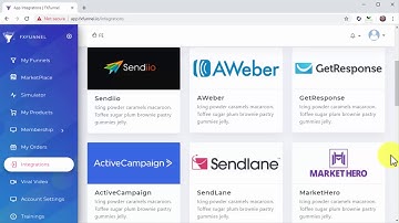 FX Funnel Video Training 8 FX Funnel Integrations