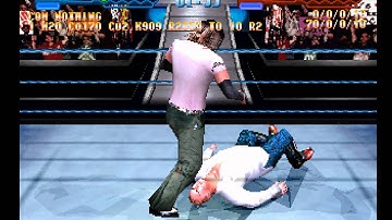 WWF SmackDown! (PS1 / PlayStation) -Gangrel Vs Jeff Hardy- Vizzed.com GamePlay