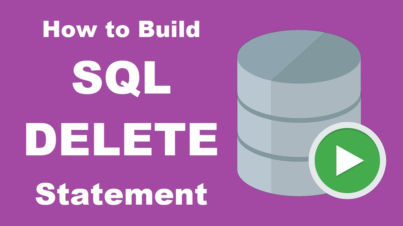 คํา สั่ง delete sql  New  The SQL DELETE Statement