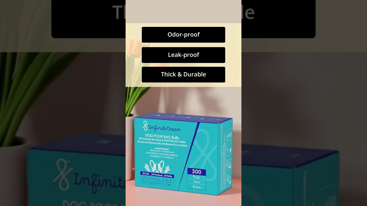 Eco-Friendly Dog Poop Bags: 300 Count
