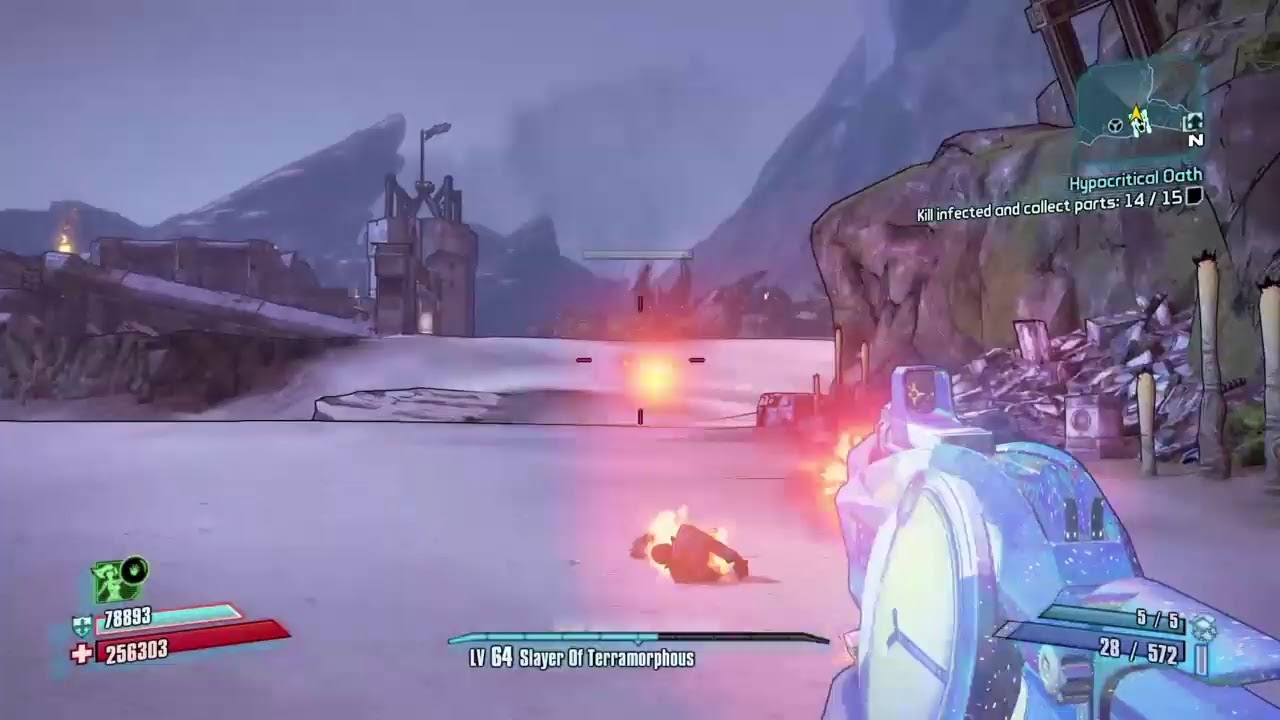 Borderlands 2 СИРЕНА  Ultimate Vault Hunt Mode . 5 Fight of Sanctuary #1