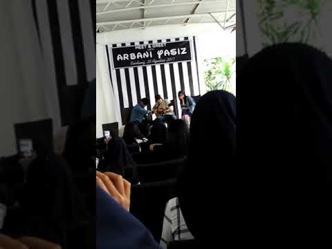 Live perform Arbani Yasiz - Be my love (FIRST MEET WITH ARBANI IN BANDUNG)