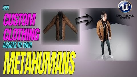 Clothing for Metahumans I Import 3D clothing using blender and weight painting for UE4 | Learn w/ me