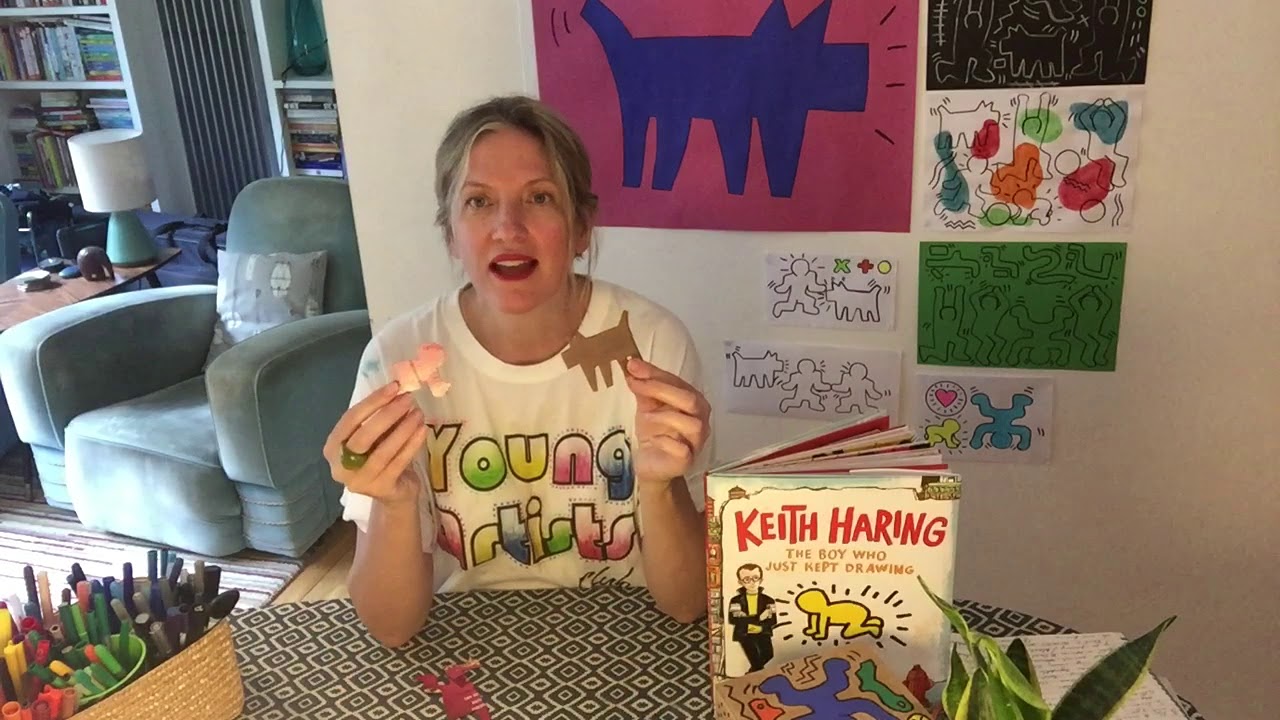 Young Artists draw like Keith Haring - YouTube