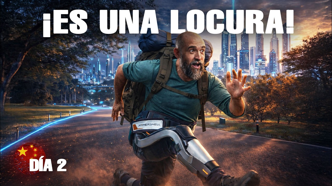 Probando el exoesqueleto con IA más brutal del mundo | Hypershell 🇨🇳🔥