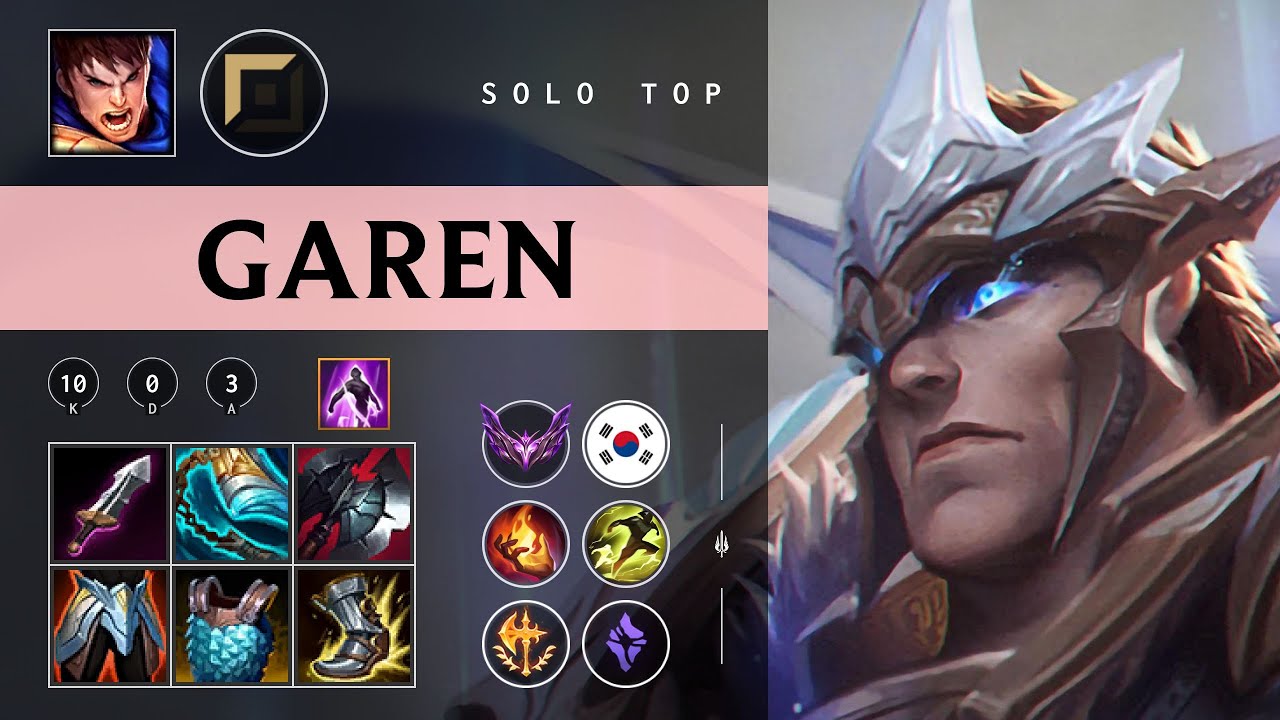 Garen Top vs K'Sante - KR Master Patch 26.01