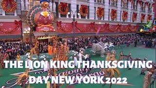 The Lion King Thanksgiving Day 2022 New York