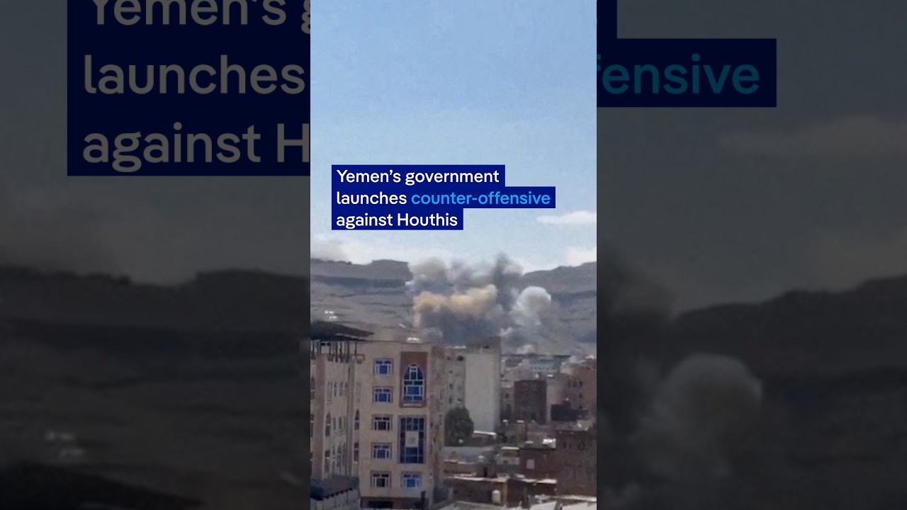 Yemen’s government launches counter‑offensive against Houthis | DW News