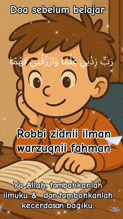 Doa sebelum belajar