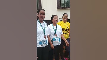 5 km running I am happy❤✌