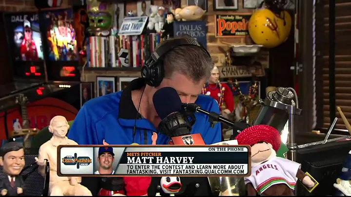 Matt Harvey honors Qualcomm on the Dan Patrick Sho...