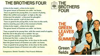 THE BROTHERS FOUR. THE GREEN LEAVES OF SUMMER IN HD (Song from \