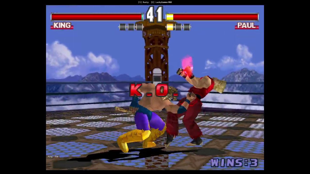 Tekken 3 Online Serbia 🇷🇸 Rusty VS India 🇮🇳 Lucky Ft5 Match