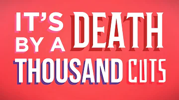 Taylor Swift - Death By A Thousand Cuts (Lyric Video)