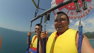 Чёрное море, полет на парашюте с катера!