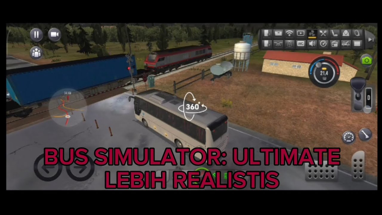 MENCOBA GAME BUS SIMULATOR ULTIMATE LEBIH REAL KETIMBANG GAME PLAGIAT NYA