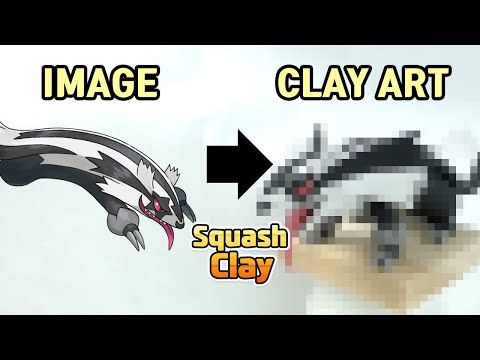 Pokémon Clay Art: Galarian Linoone Dark/Normal type!!
