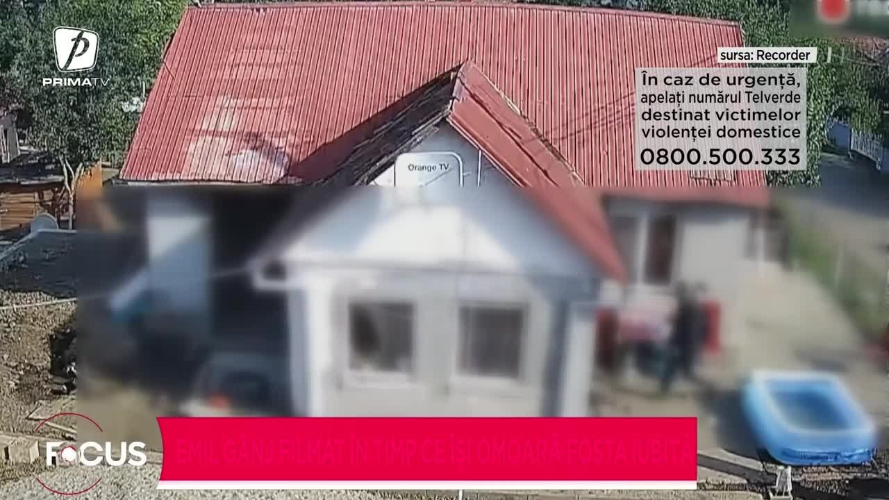 Imagini cu momentul crimei din Mureș