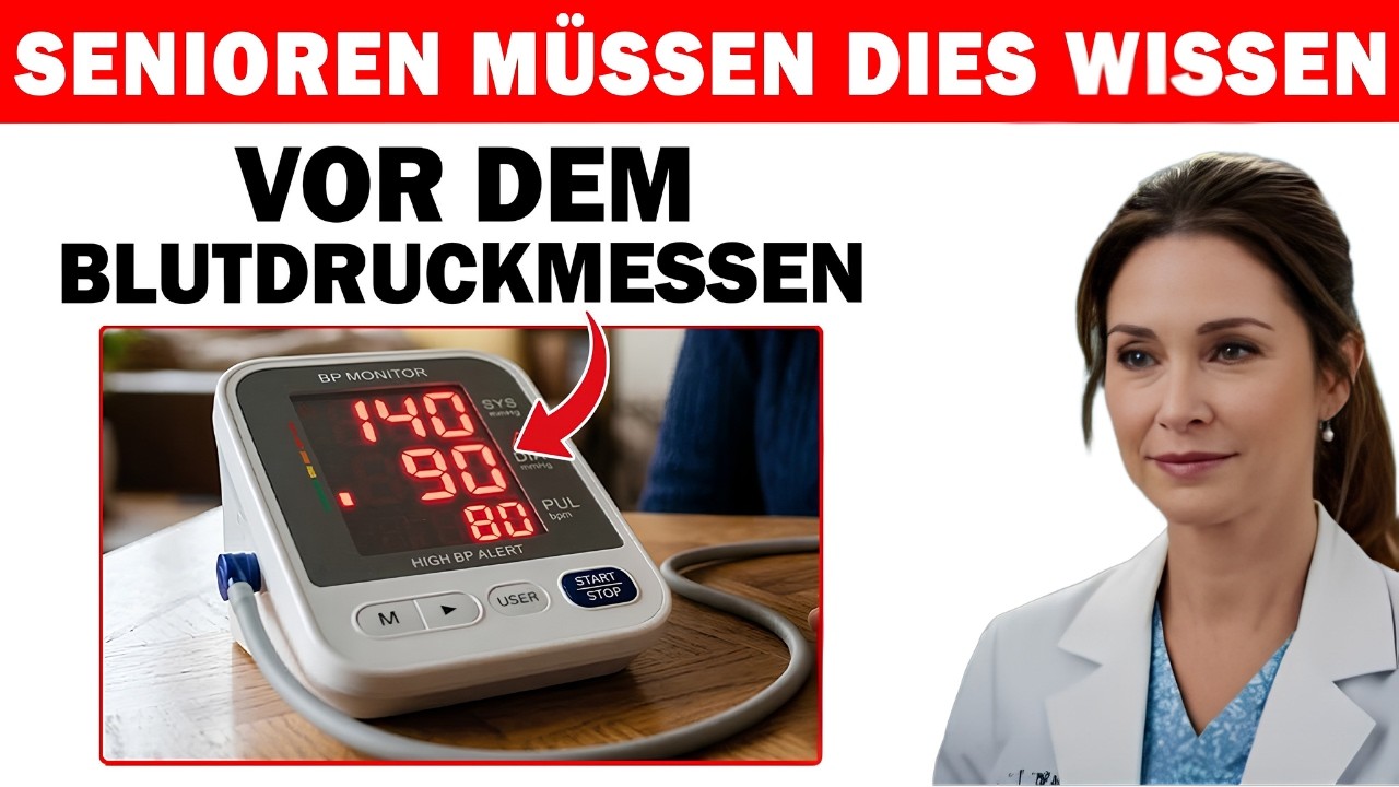 Arzt erklärt  10 FEHLER beim Blutdruckmessen 99% der Senioren machen sie