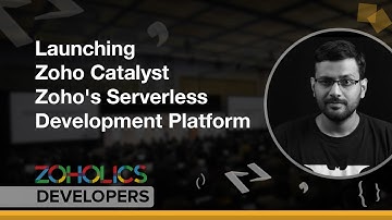 Launching Zoho Catalyst - Zoho