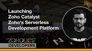 Launching Zoho Catalyst - Zoho's Serverless Development Platform - Giridhar Chakravarthi
