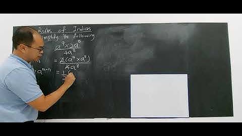 SUBTOPIC 1.3: INDICES, SURDS AND LOGARITHMS (PART 2/24)