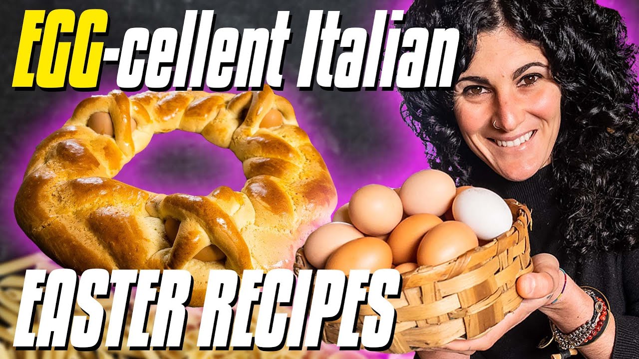 ⁣3 EGG-cellent Italian EASTER Recipes | How to Make Stuffed Eggs, Torta Pasqualina & Easter Cookies