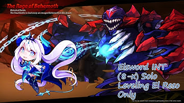 Elsword INT - [Secret DG] Leveling my El Reso alone (At 8-x)