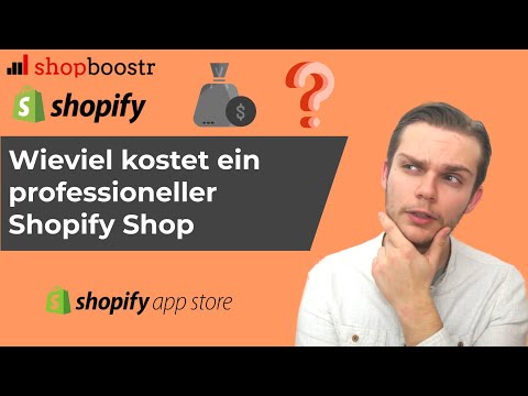 Shopify Kosten  Wieviel kostet ein professioneller Shopify Shop