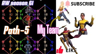AW Season 61 Path 5 Perfect Counter | Easy Take Down | MCOC Alliance War