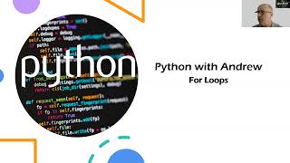 Python For Loop 1 - An introduction to the For Loop