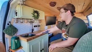 Van Life in a TINY Space: Jaw-Dropping Ford Transit Connect Build!