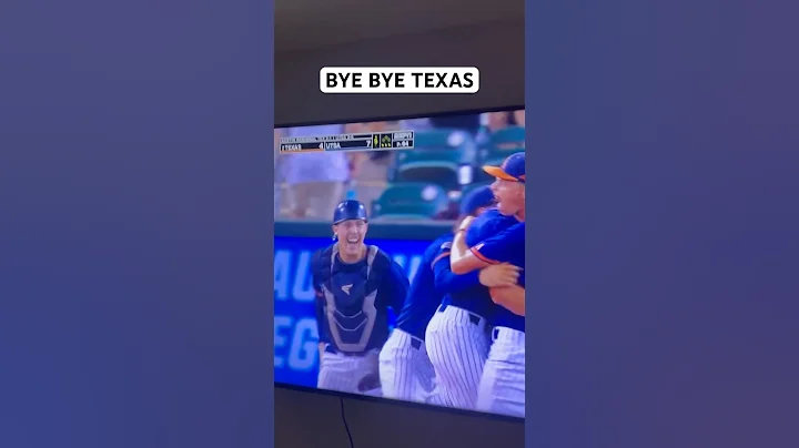 INSANE!! #trending #reaction #utsa #texas #longhorns #collegebaseball #upset #vanderbilt #baseball