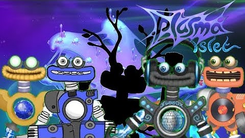 WUBBOXES AND CLUBBOX ON PLASMA ISLET!|My singing monsters|Fanmade|Animated concept