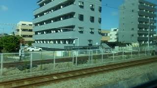 JR東日本E231系　側面展望　茅ヶ崎→横浜（東海道線快速アクティー）　コツK-14編成左