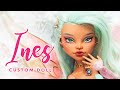 ✨ Ines Enchantix ✨ • Winx Club OC • Magical Girl Collab • Monster High OOAK Custom Doll Tutorial