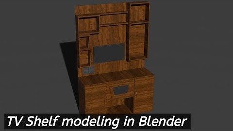 TV shelf modeling in blender #blender #blendertutorial #blender3d #3dmodeling #blender3dmodel #3d