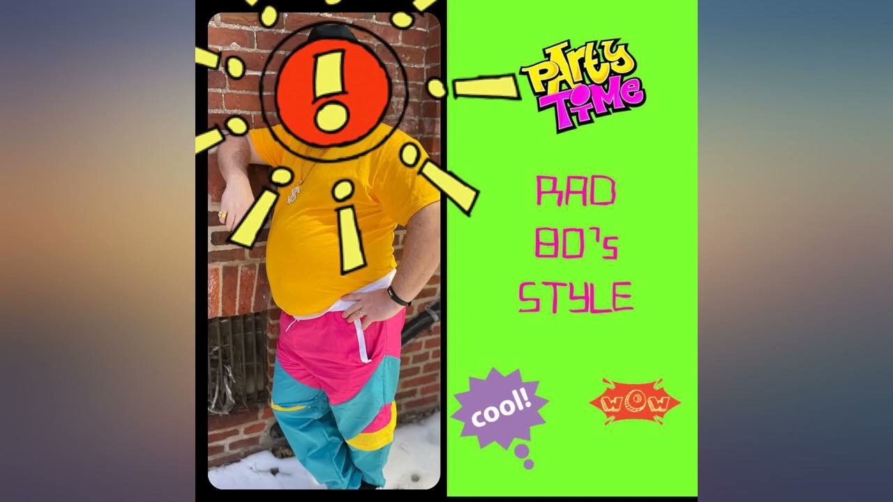 Funny Guy Mugs 80s 90s Retro Neon Windbreaker - Unisex Baggy Nylon Jacket With Zippered Pockets