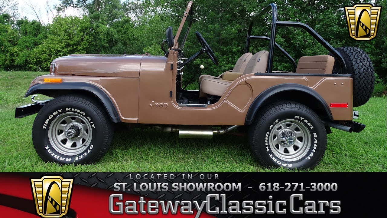 1973 Amc Jeep Cj5 Stock 7769 Gateway Classic Cars St Louis Showroom