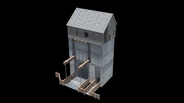 Blender 3D Mega Tutorial St.Michel Gate Part 3 extrude scale