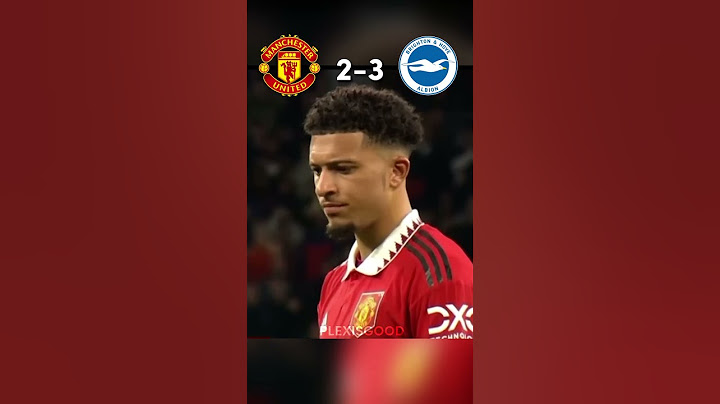 Man United vs Brighton penalty