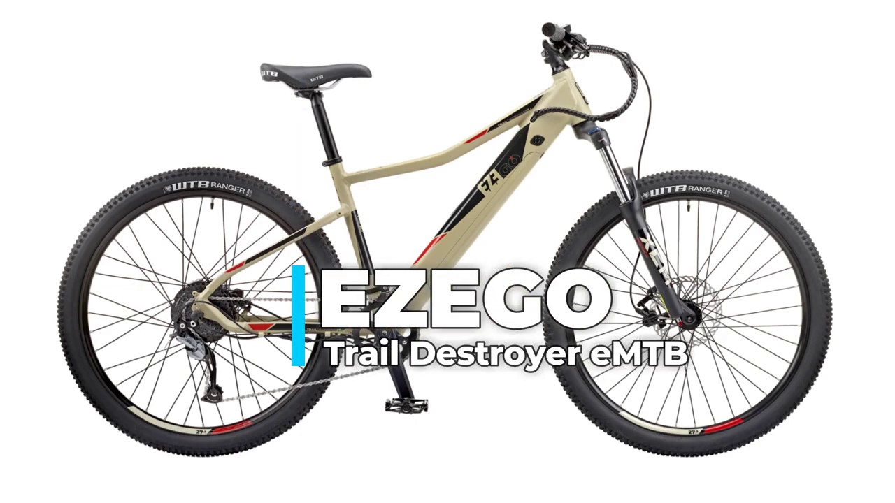 EZEGO Trail Destroyer eMTB 2020 - Available from Powerbikes