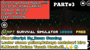 SCRIPT[]Survival Simulator No Root 100% FREE.Part#3